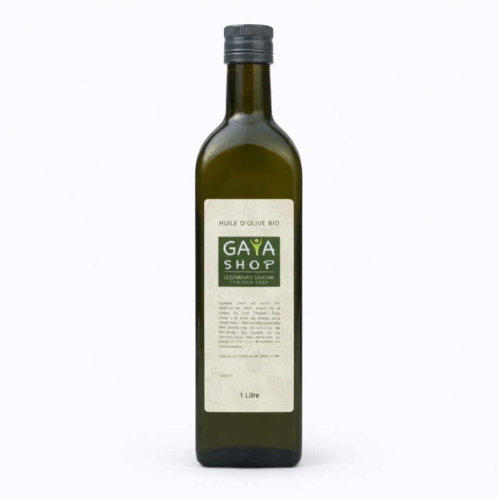 Huile d'olive 1L Huile d'olive 100% biologique 1 litre – Image 1